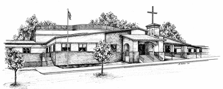 Building Graphic - Pen Sketch - Ritter